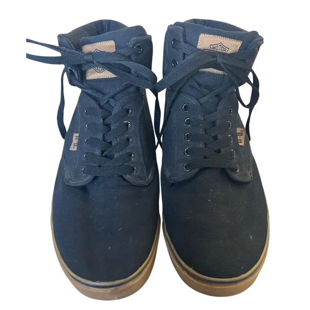 Harley-Davidson Men’s Wrenford Black Canvas Shoes